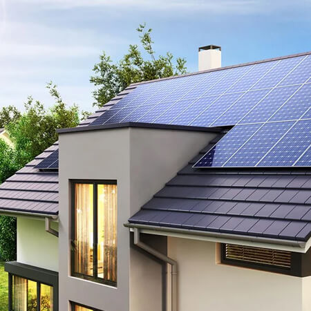 Système solaire domestique de 15 kW sur réseau en Autriche