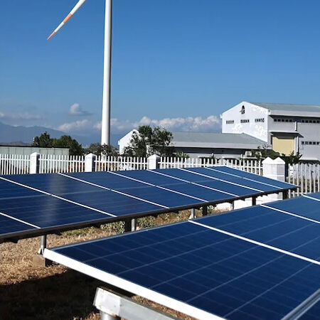 Système solaire hybride commercial de 15 kW en Chine