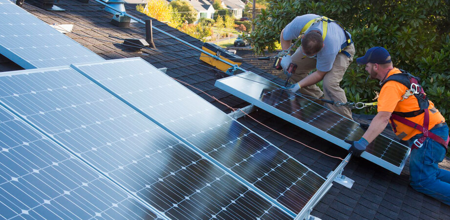 Système solaire résidentiel de 8 kW relié au réseau en Floride